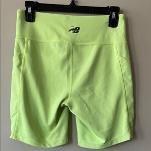 New Balance Women's Bright Lime Athletic Shorts